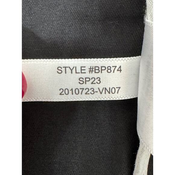 NWT J.Crew Button Front Puff Sleeve Mini Dress Black Size 4 - Picture 7 of 12